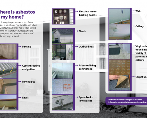 Where is asbestos in the home